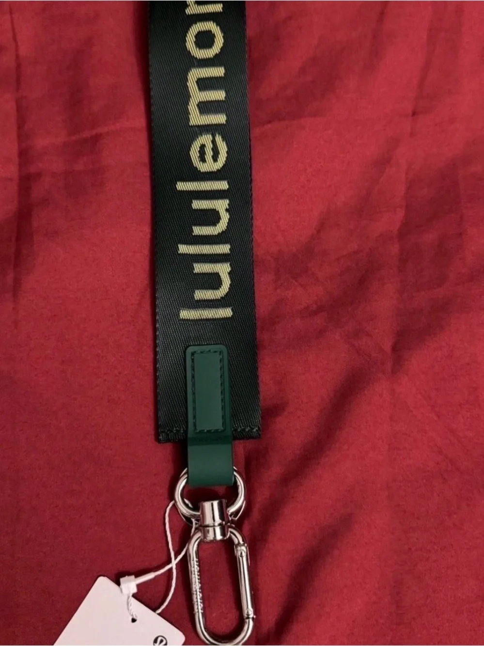Green color keychain